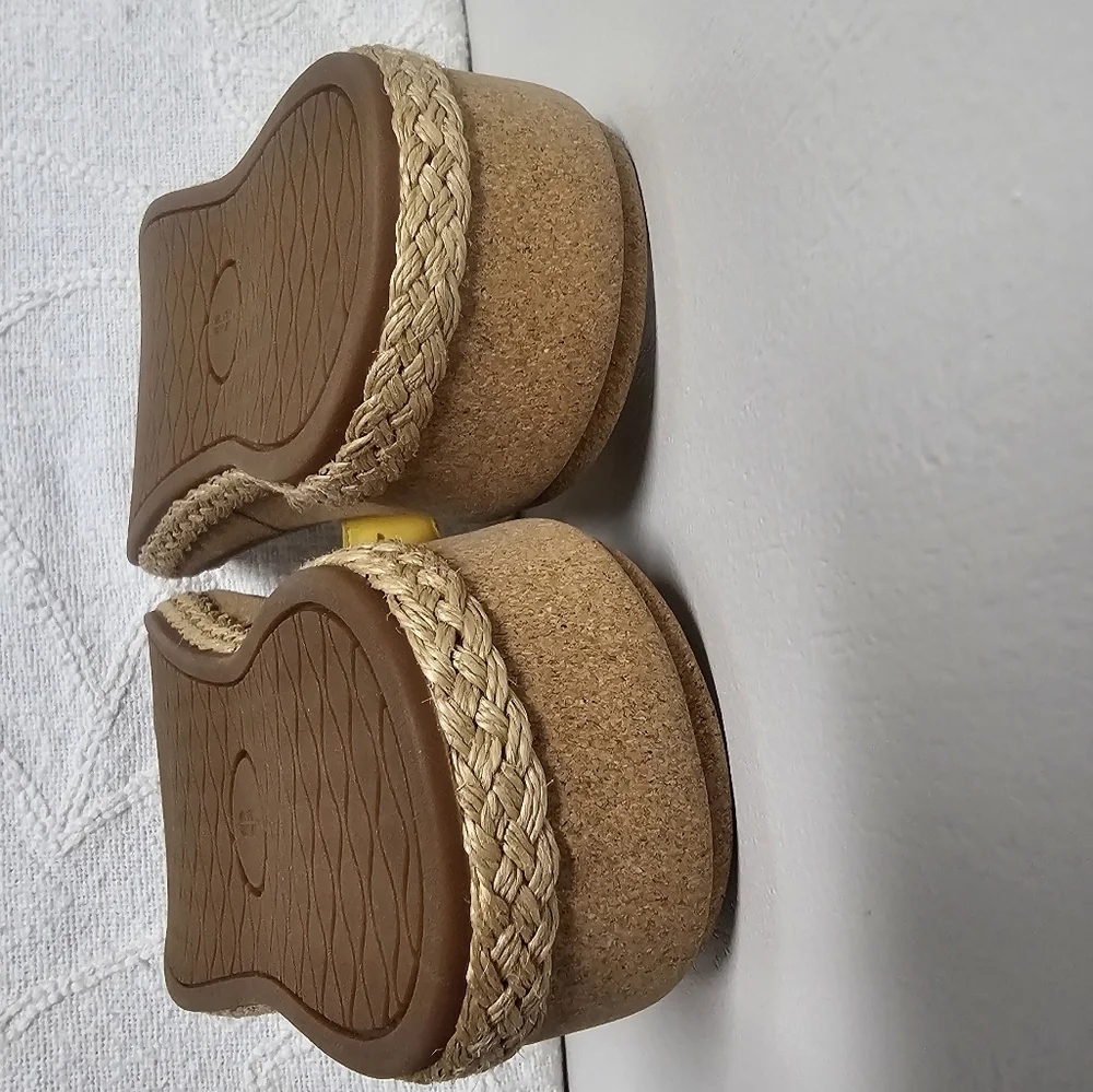 Revitalign‎ Sunshine Yellow Kate Wedge Comfortable Summer Vacation Beach Sandal